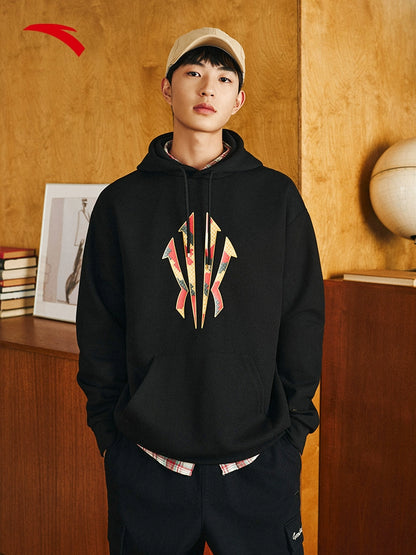 ANTA カイリーアービング カラフル ビッグロゴ スウェット パーカー | ANTA Kyrie Irving American Basketball Hooded Sweatshirt Pullover