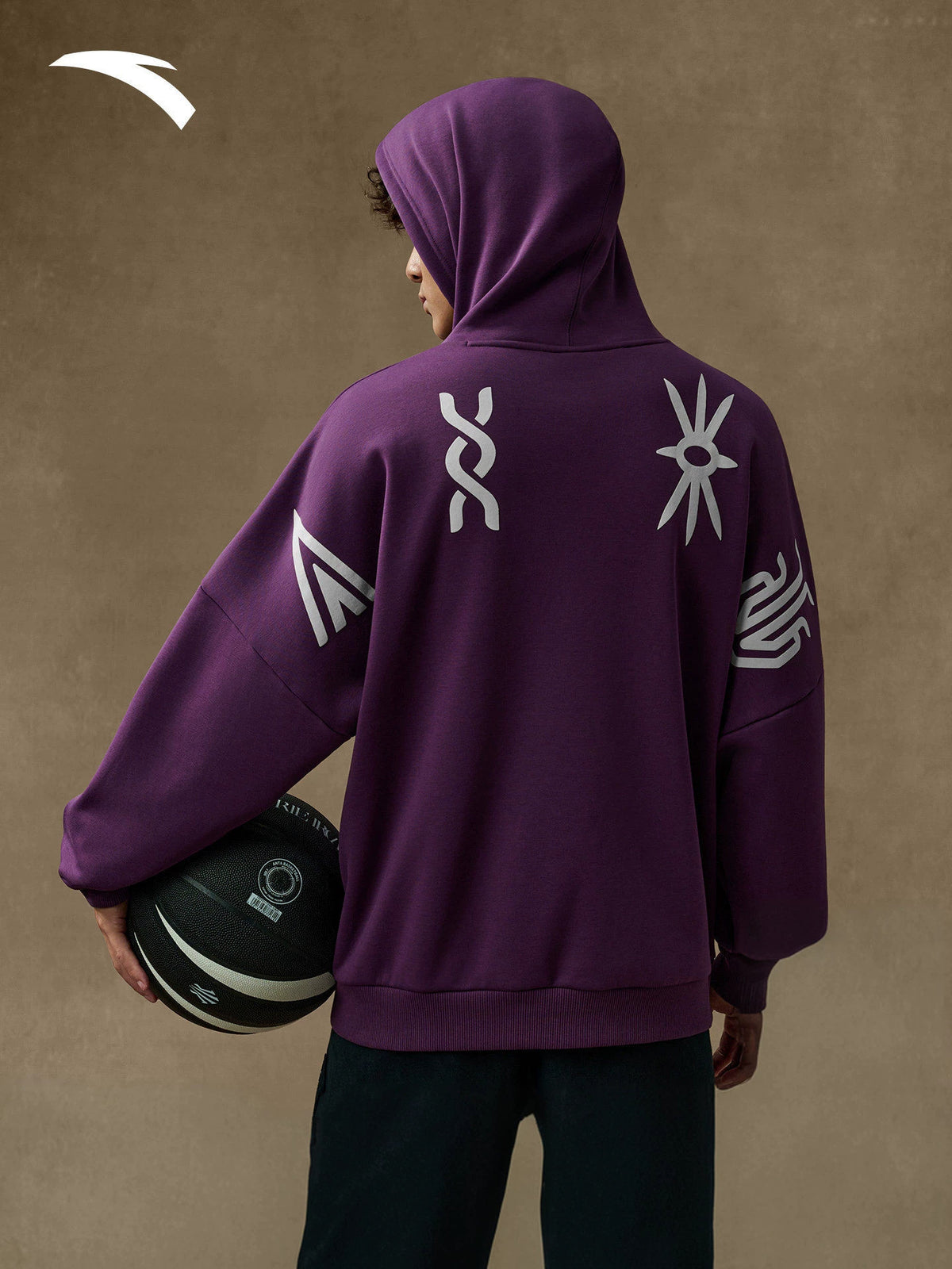 ANTA カイリーアービング 裏起毛 プリント スウェット | ANTA Kyrie Irving Fleece-Lined Printed Sweatshirt
