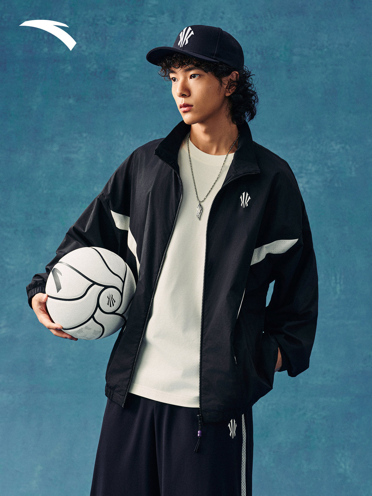 ANTA カイリーアービング ヴィンテージ ウーブン スポーツジャケット | ANTA Kyrie Irving Vintage Woven Sports Jacket