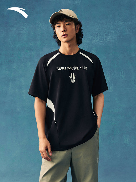 ANTA カイリーアービング カラーブロック 半袖Tシャツ | ANTA Kyrie Irving Color-Block Short-Sleeve T-Shirt