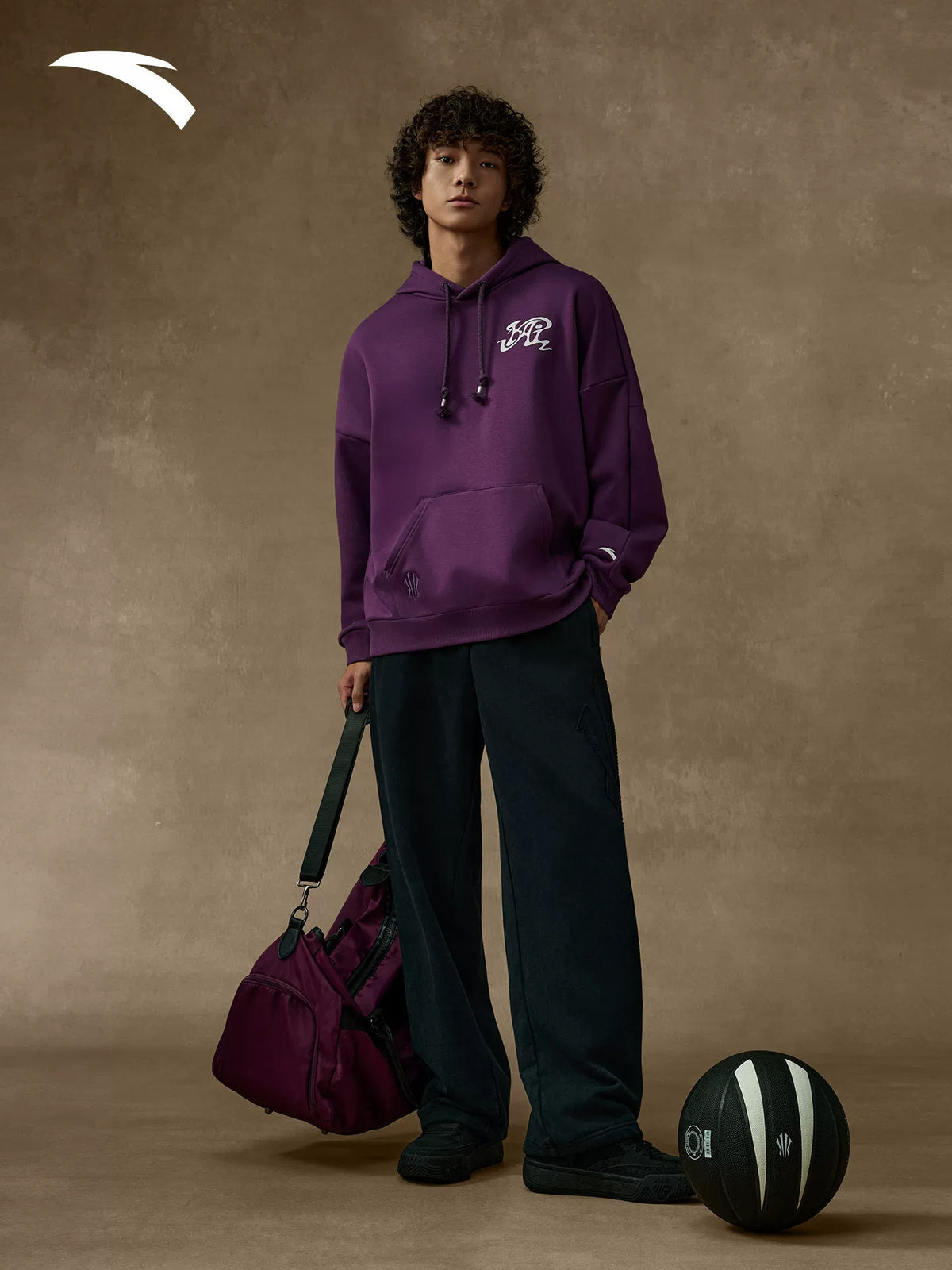 ANTA カイリーアービング 裏起毛 プリント スウェット | ANTA Kyrie Irving Fleece-Lined Printed Sweatshirt