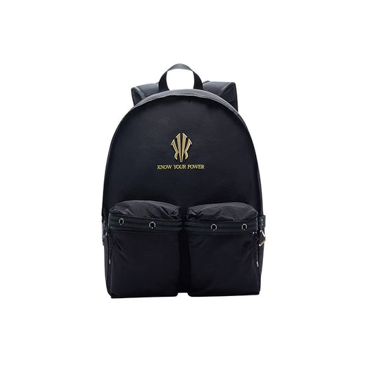 ANTA カイリーアービング 大容量 スクールバッグパック  | ANTA Kyrie Irving backpack, large capacity student school bag, computer bag, black preppy backpack