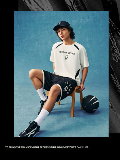 ANTA カイリーアービング カラーブロック 半袖Tシャツ | ANTA Kyrie Irving Color-Block Short-Sleeve T-Shirt