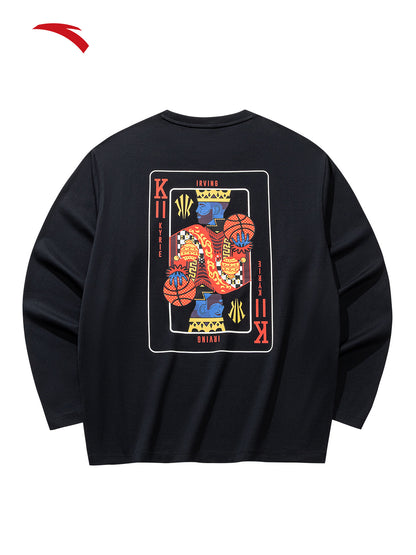 ANTA カイリーアービング トランプグラフィック 長袖Tシャツ | ANTA Kyrie Irving Playing Card Long Sleeve T-Shirt