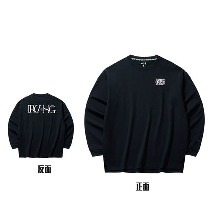 ANTA カイリーアービング ルーズ ロングスリーブ Tシャツ | ANTA Kyrie Irving American Loose Knitted Long-sleeved T-shirt