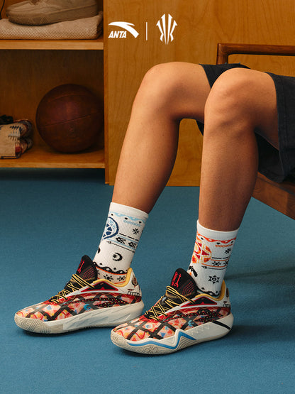 ANTA カイリーアービング バスケットボール ミドルソックス | ANTA Kyrie Irving Basketball Mid-Calf Socks