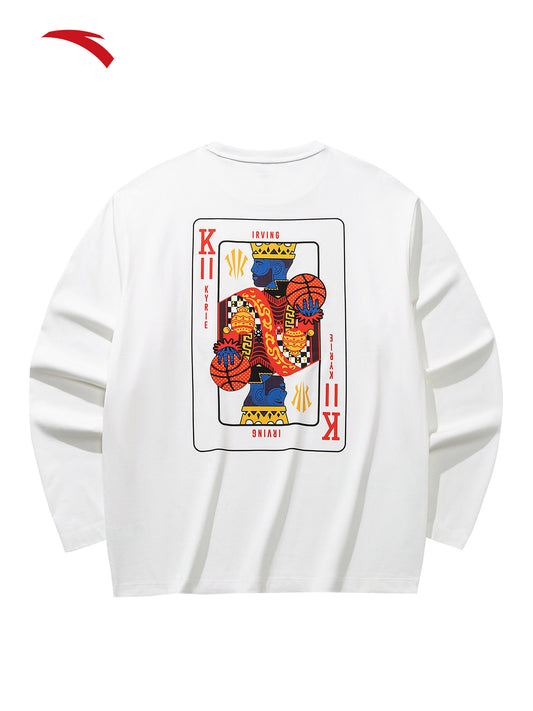 ANTA カイリーアービング トランプグラフィック 長袖Tシャツ | ANTA Kyrie Irving Playing Card Long Sleeve T-Shirt