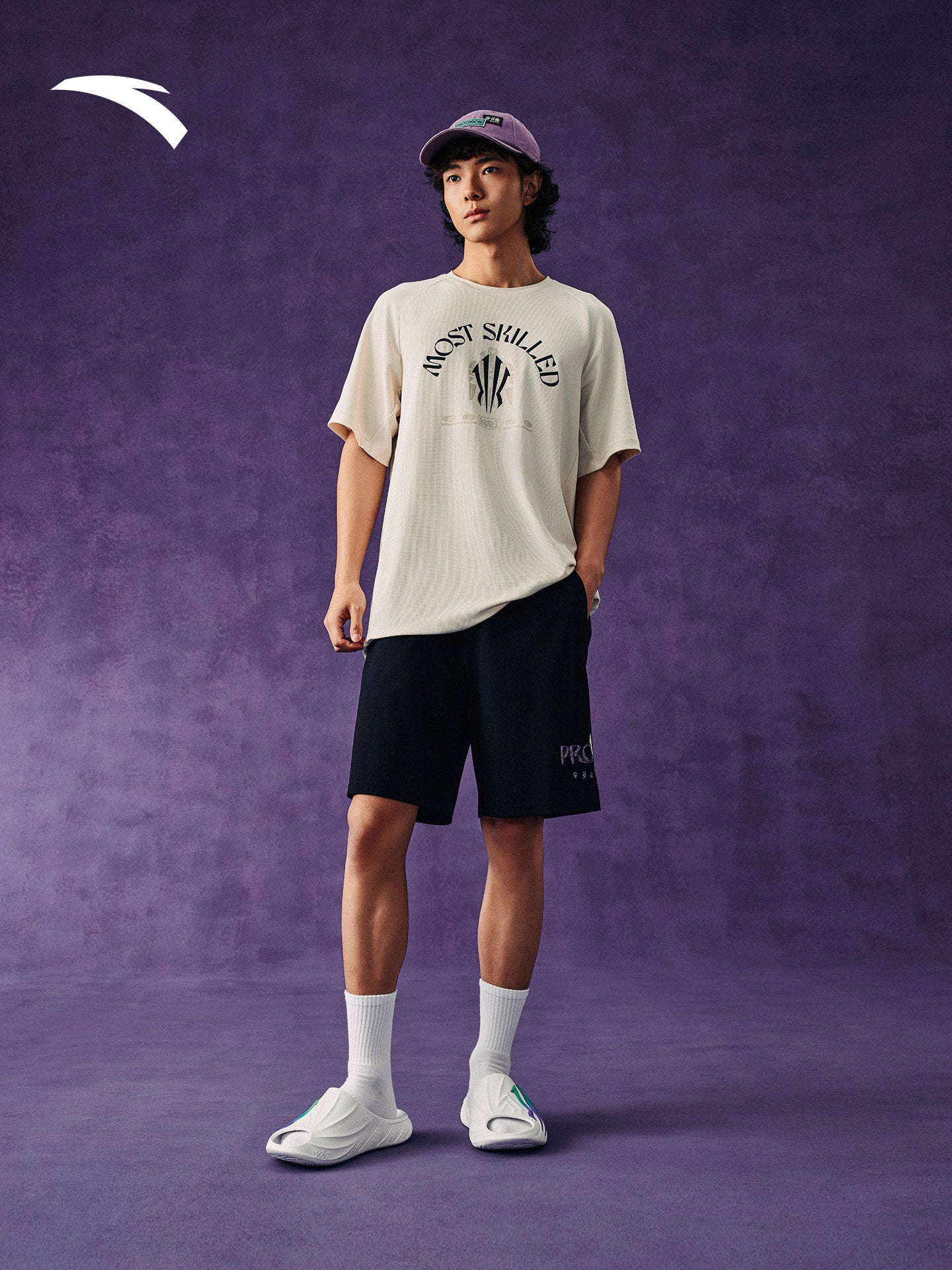 ANTA カイリーアービング アメリカンヴィンテージ ニット五分丈パンツ | ANTA Kyrie Irving American Vintage Knit Five-Point Pants