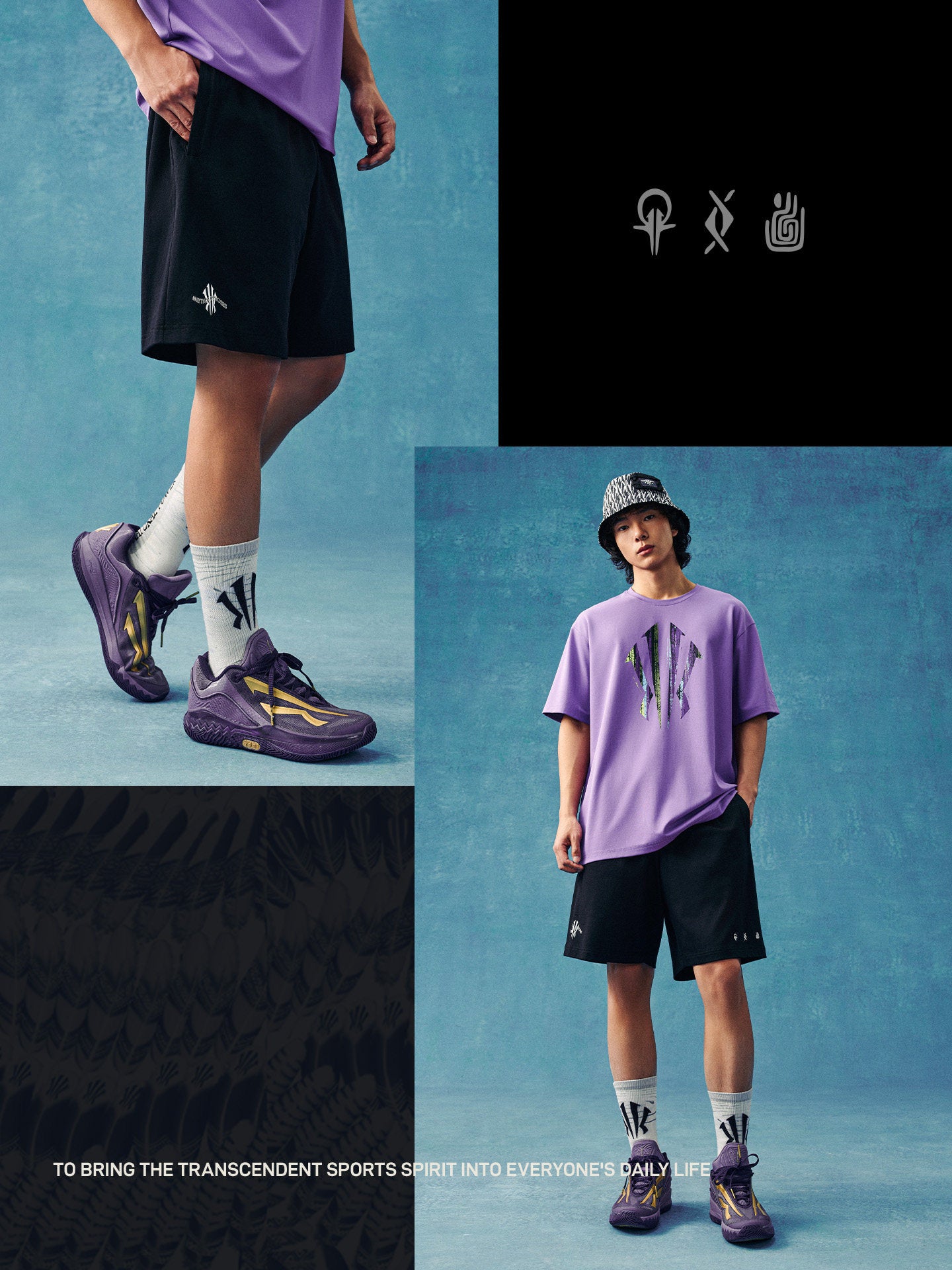 ANTA カイリーアービング ハーフパンツ | ANTA Kyrie Irving Five-Point Pants