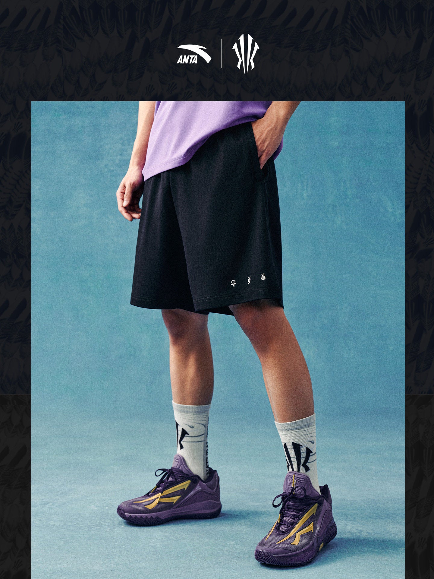 ANTA カイリーアービング ハーフパンツ | ANTA Kyrie Irving Five-Point Pants