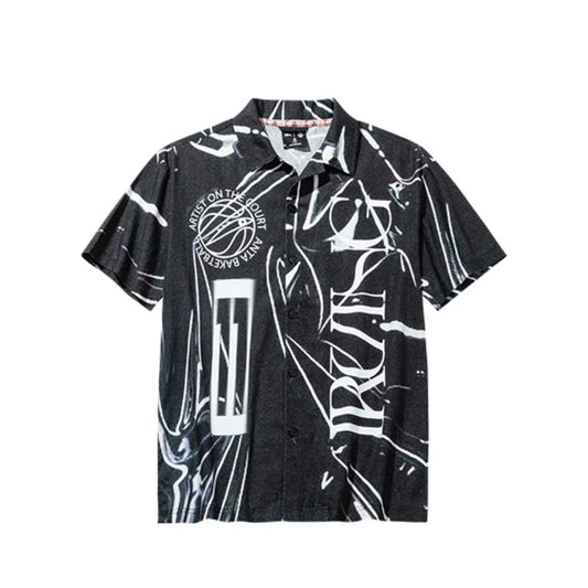 ANTA カイリーアービング "Artist On The Court" ポロ | ANTA Kyrie Irving Short-sleeved Shirt Loose and Breathable Top Summer